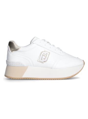 Liu Jo Sneakersy w kolorze złoto-białym