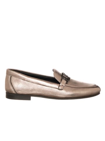 Liu Jo Leren mocassins goudkleurig