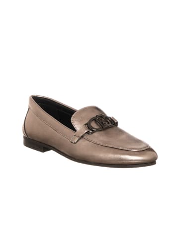 Liu Jo Leren mocassins goudkleurig