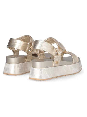 Liu Jo Sleehaksandalen goudkleurig