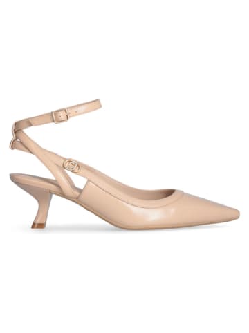 Liu Jo Leder-Slingpumps in Beige