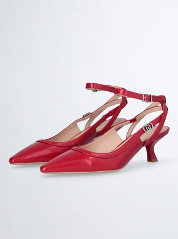 Liu Jo Leder-Slingpumps in Rot