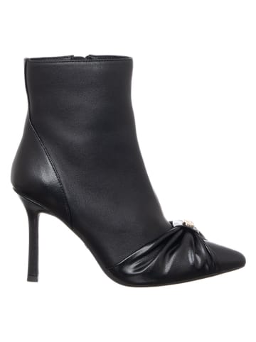 Liu Jo Leder-Stiefeletten in Schwarz