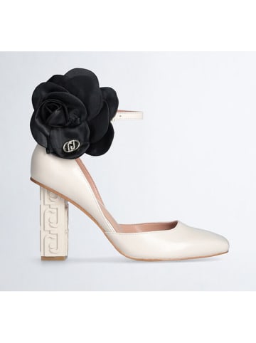 Liu Jo Leren pumps zwart/crème
