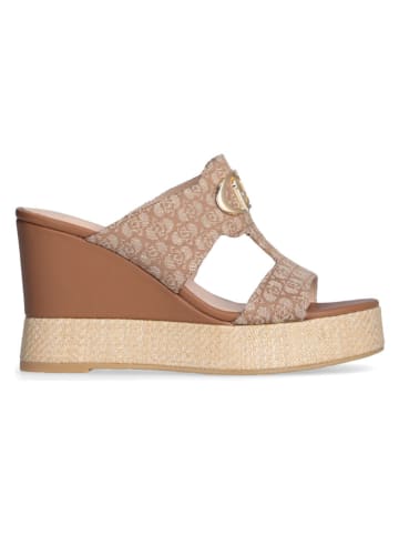 Liu Jo Sleehakslippers lichtbruin