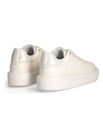 Liu Jo Leder-Sneakers in Creme