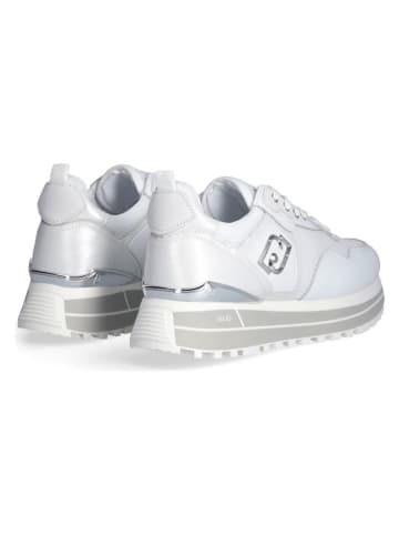 Liu Jo Skórzane sneakersy w kolorze białym