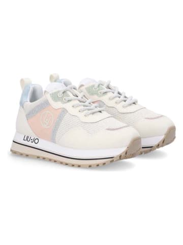 Liu Jo Sneakersy w kolorze kremowym ze wzorem