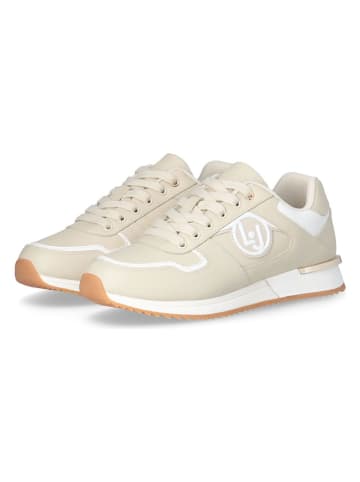 Liu Jo Leder-Sneakers in Beige