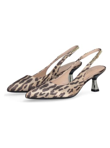 Liu Jo Leren slingpumps beige/bruin