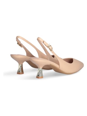 Liu Jo Leren slingpumps beige