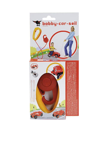 BIG Trektouw "Bobby Car" rood/geel