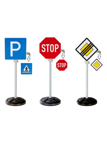 BIG 3-delige verkeersbordenset meerkleurig - vanaf 12 maanden