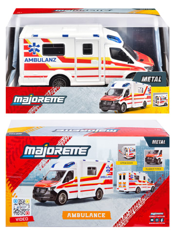 Dickie Spielzeugauto ''Mercedes-Benz Ambulance'' in Weiß/ Rot - ab 3 Jahren