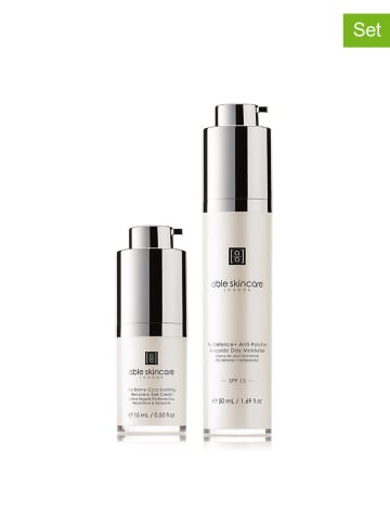 Able Skincare 2-delige gezichtsverzorgingsset "Day Defense & Soothing Eyes"