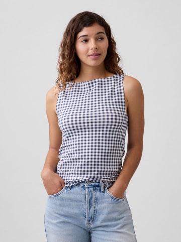 GAP Top donkerblauw/wit