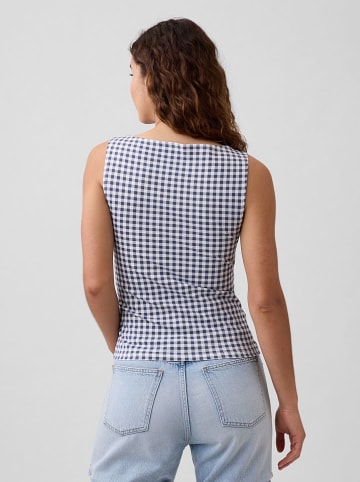 GAP Top donkerblauw/wit