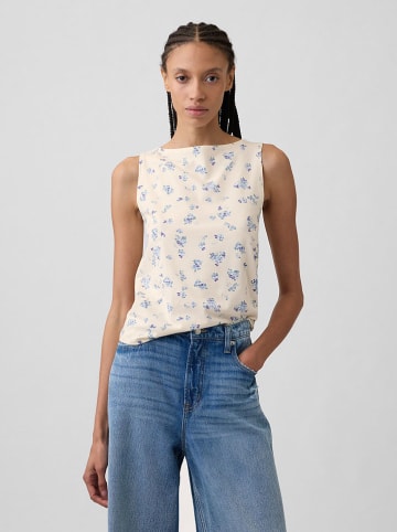 GAP Top in Creme/ Hellblau
