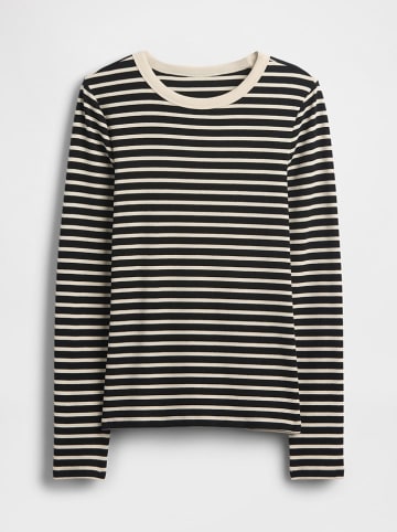 GAP Koszulka w kolorze czarno-beżowym