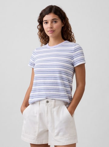 GAP Shirt wit/blauw/lichtroze