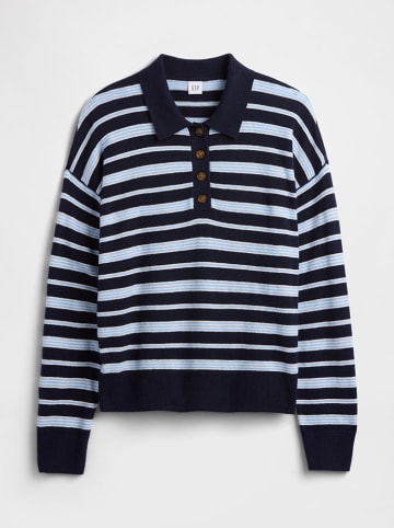 GAP Poloshirt in Dunkelblau/ Hellblau