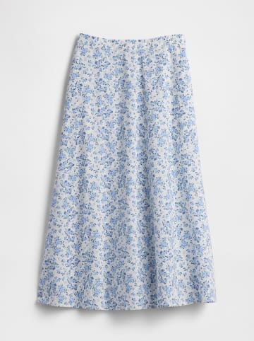 GAP Rok lichtblauw/wit