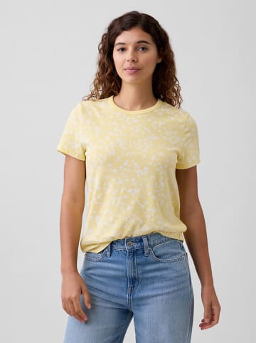 GAP Shirt geel/wit