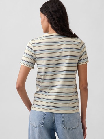 GAP Shirt zandkleurig/lichtblauw