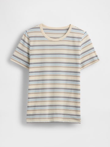 GAP Shirt zandkleurig/lichtblauw