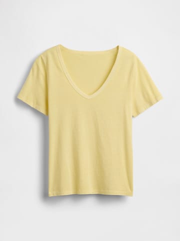 GAP Koszulka w kolorze żółtym
