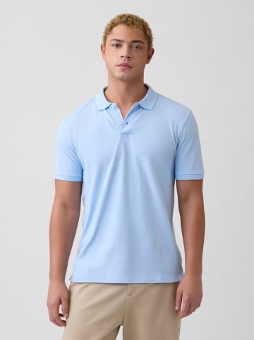 GAP Koszulka polo w kolorze błękitnym