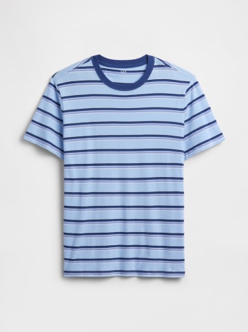 GAP Shirt in Hellblau/ Dunkelblau