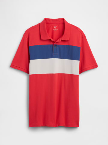 GAP Poloshirt rood/blauw