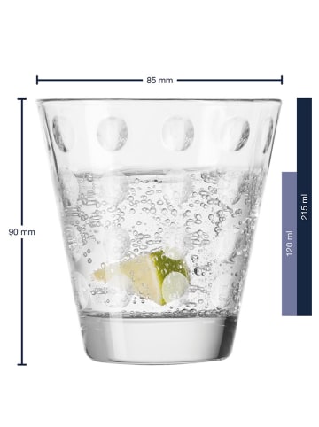 LEONARDO Szklanki (6 szt.) "Ciao" - 215 ml