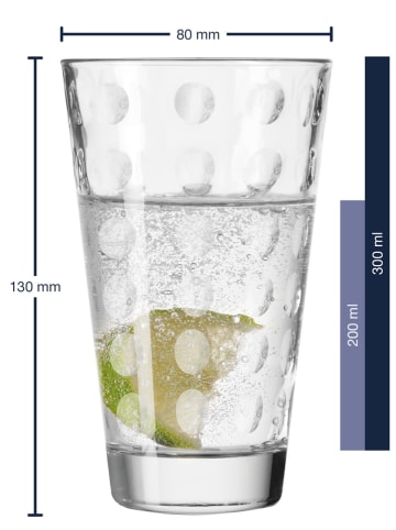 LEONARDO 6er-Set: Gläser "Ciao" - 300 ml