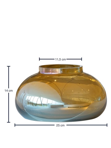 LEONARDO Vase "Poesia" in Gold - (H)14 x Ø 25 cm