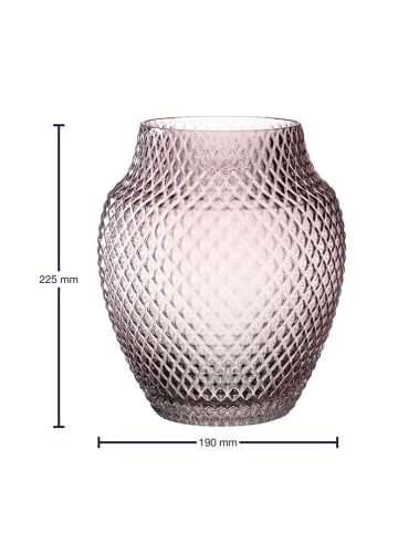 LEONARDO Vase "Poesia" in Lila - (H)22,5 x Ø 19 cm