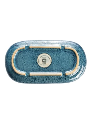 LEONARDO Serveerplateau "Matera" blauw - (B)22 x (H)12 cm