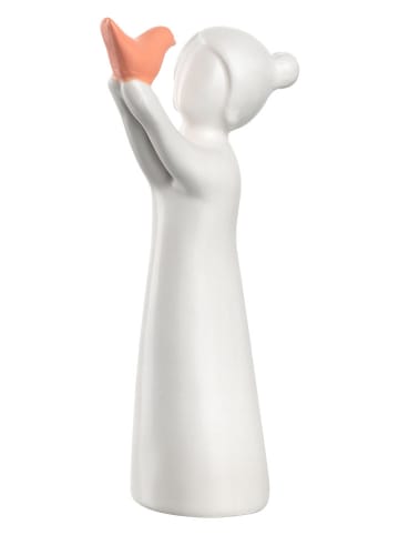 LEONARDO Figurka dekoracyjna "Luminosa" w kolorze biało-pomarańczowym - wys. 13 cm