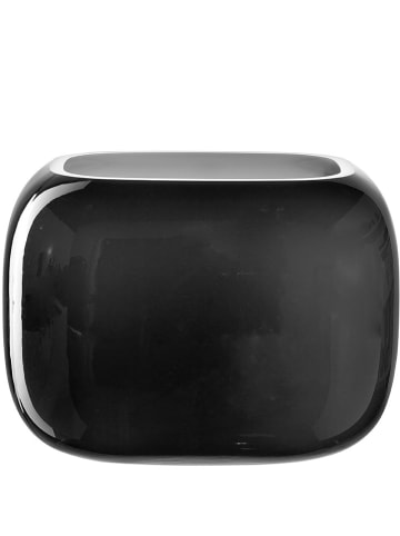 LEONARDO Vase "Milano" in Grau - (B)18 x (H)13 cm