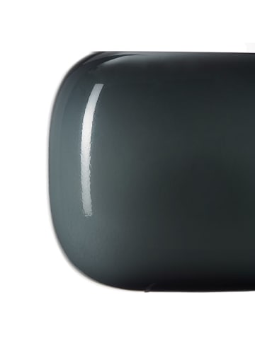 LEONARDO Vase "Milano" in Grau - (B)18 x (H)13 cm