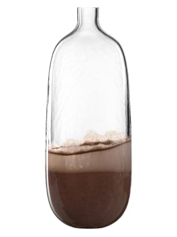LEONARDO Vase "Casolare" in Transparent/ Braun - (H)50 cm