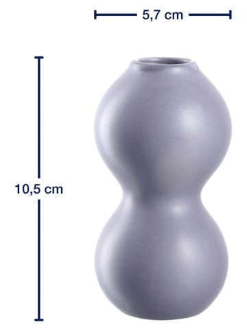 LEONARDO Vase "Vivace" in Lila - (H)10,5 x Ø 5,7 cm