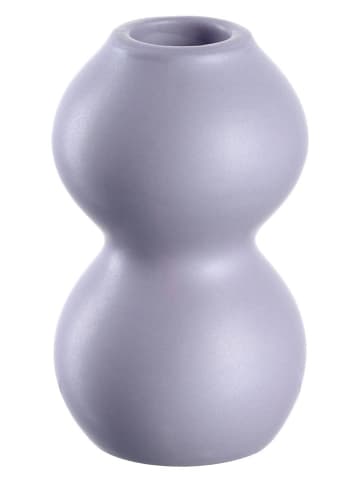LEONARDO Kerzenhalter in Lila - (H)11 x Ø 6 cm 