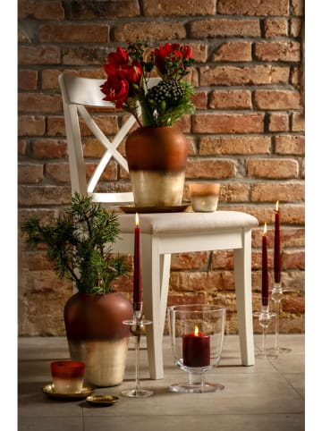 LEONARDO Wazon "Capanna" w kolorze złoto-czerwonym - wys. 27 x Ø 19,7 cm