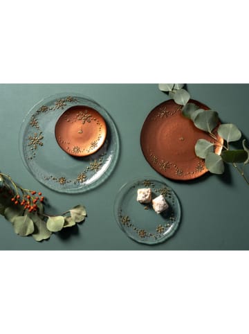 LEONARDO Talerz obiadowy "Autentico" w kolorze czerwonym - Ø 27 cm