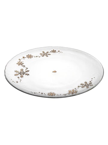 LEONARDO Servierteller "Autentico" in Weiß/ Gold - Ø 32 cm