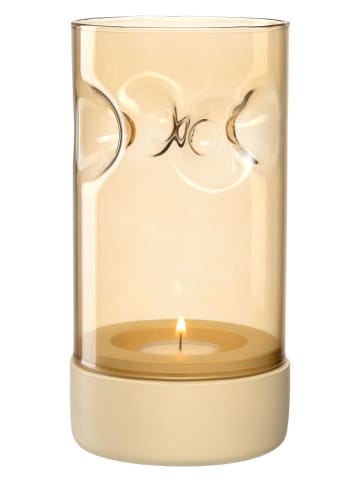 LEONARDO Theelichthouder "Sole" geel - (H)20,7 x Ø 10,4 cm