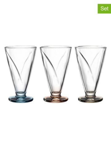 LEONARDO 6er-Set: Dessertbecher "Cono" in Bunt - 360 ml