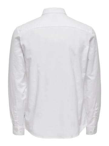 ONLY & SONS Blouse "Alvaro" - regular fit - wit